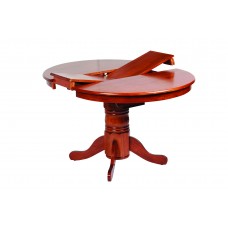 Jaguar Round Single Pedestal Extension Dining Table 